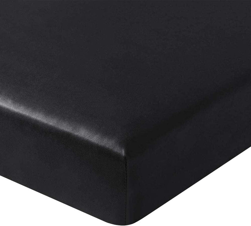 ANMINY PU Leather Sofa Couch Seat Cushion Covers Loveseat Stretchy Slipcover Anti-Slip Super Soft Furniture Protector with Elastic Bottom (2 Seater, Black) Home & Garden > Decor > Chair & Sofa Cushions ANMINY   