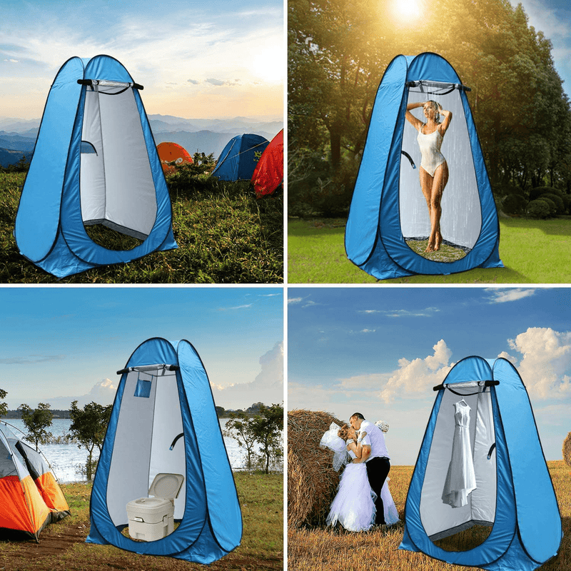 Anngrowy Pop up Privacy Tent Shower Tent Portable Outdoor Camping Bathroom Toilet Tent Changing Dressing Room Privacy Shelters Room for Hiking and Beach Sun Shelter Picnic Fishing– UPF40+ Waterproof Sporting Goods > Outdoor Recreation > Camping & Hiking > Portable Toilets & Showers anngrowy   