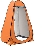Anngrowy Pop up Privacy Tent Shower Tent Portable Outdoor Camping Bathroom Toilet Tent Changing Dressing Room Privacy Shelters Room for Hiking and Beach Sun Shelter Picnic Fishing– UPF40+ Waterproof Sporting Goods > Outdoor Recreation > Camping & Hiking > Tent Accessories anngrowy orange  