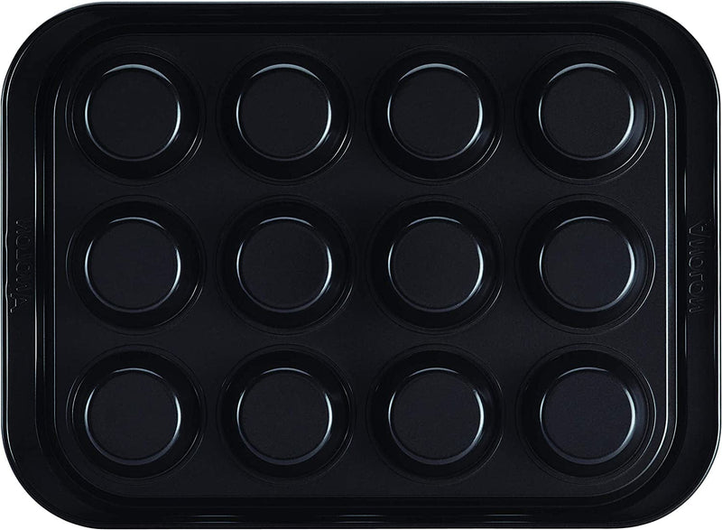 Anolon Allure Nonstick Bakeware Set Includes Nonstick Baking Pan with Lid and Muffin/Cupcake Pan - 3 Piece, Onyx/Black/Pewter Home & Garden > Kitchen & Dining > Cookware & Bakeware Anolon   