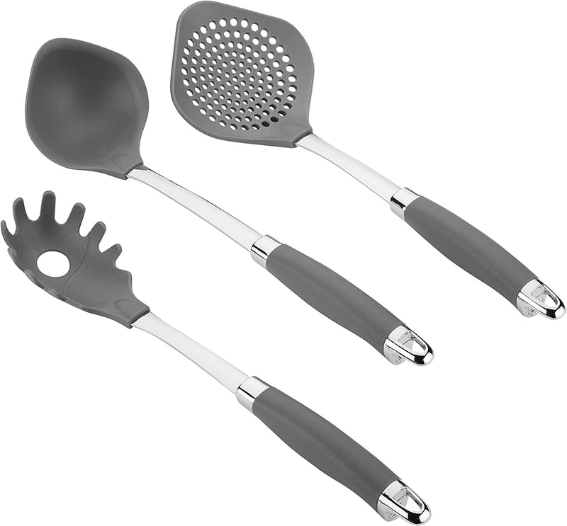 Anolon Suregrip Nonstick Utensil Kitchen Cooking Tools Set, 6 Piece, Gray Home & Garden > Kitchen & Dining > Kitchen Tools & Utensils Meyer Corporation Tool Set (3 Piece)  