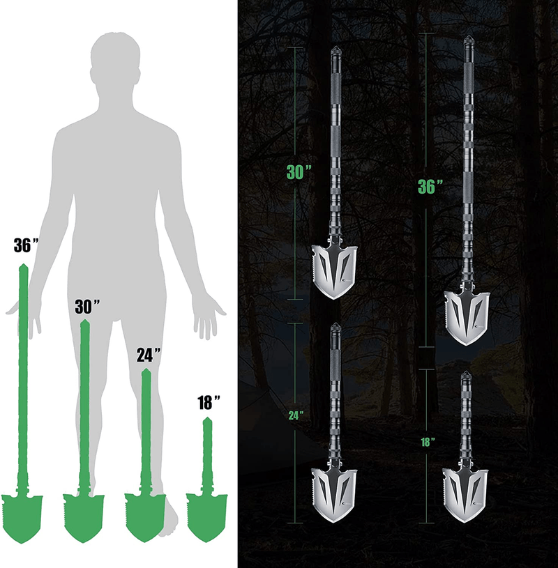 ANTARCTICA Survival Shovel Multifunctional Tactical Folding Shovel Camping Gear for Hunting Hiking Gardening Sporting Goods > Outdoor Recreation > Camping & Hiking > Camping Tools ANTARCTICA   