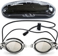 Anti-Fog Racing Swimming Goggles - by Proswims with Bungee Strap, Hard Case and Bonus Swim Goggles Microfiber Cleaning Cloth