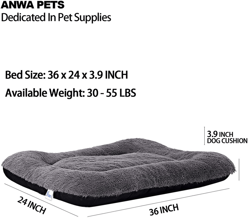 ANWA Dog Bed Medium Size Dogs, Washable Dog Crate Bed Cushion, Dog Crate Pad Large Dogs Animals & Pet Supplies > Pet Supplies > Dog Supplies > Dog Beds ANWA   