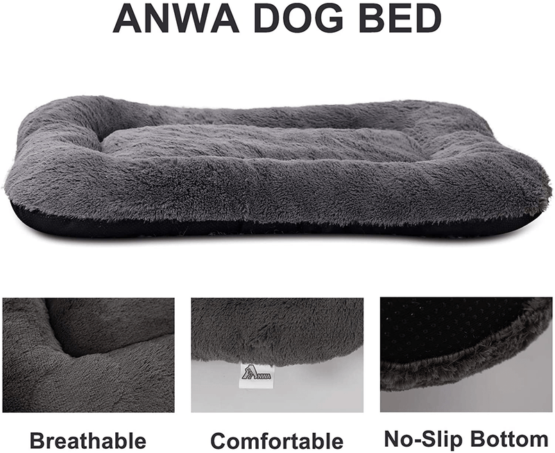 ANWA Dog Bed Medium Size Dogs, Washable Dog Crate Bed Cushion, Dog Crate Pad Large Dogs Animals & Pet Supplies > Pet Supplies > Dog Supplies > Dog Beds ANWA   
