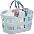 Anyoifax Portable Shower Caddy Tote Plastic Basket with Handle Storage Organizer Bin for Bathroom, Pantry, Kitchen, College Dorm, 12 X 7.7 X 6.7 Inch, Blue Sporting Goods > Outdoor Recreation > Camping & Hiking > Portable Toilets & Showers Anyoifax Blue  