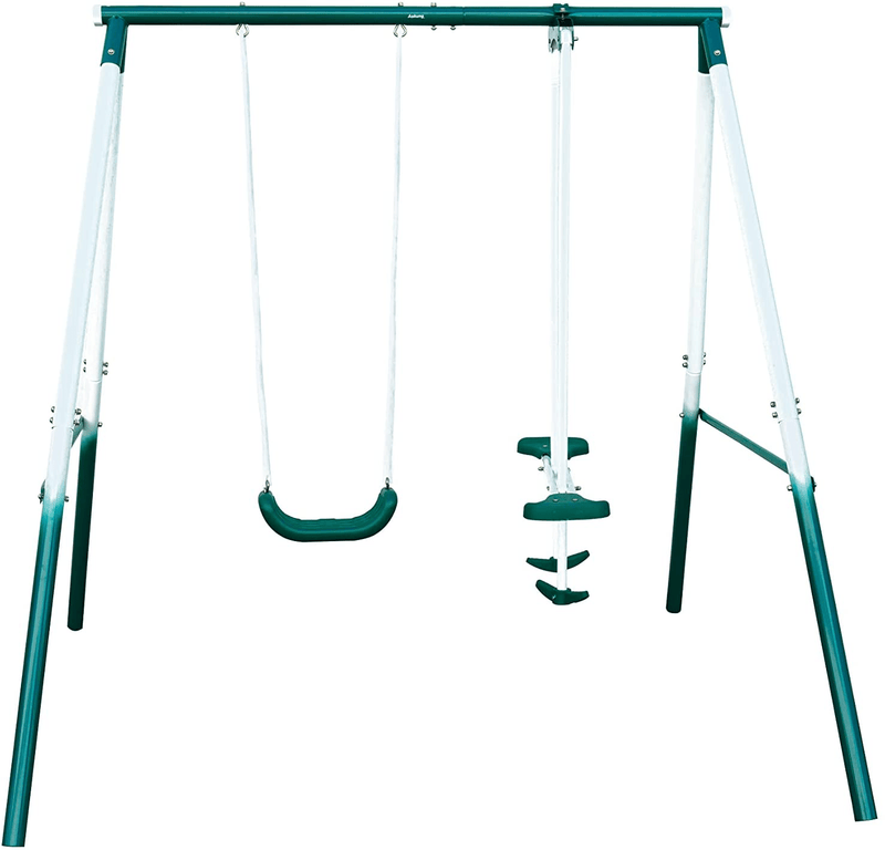 aokung Lifetime Heavy Duty A-Frame Metal Swing Set Home & Garden > Lawn & Garden > Outdoor Living > Porch Swings aokung Default Title  
