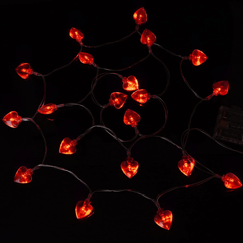 AOSTAR Valentine Lights Heart Shaped String Lights for Mother'S and Father'S Day, Wedding, Proposal, Birthday and Holidays Home & Garden > Decor > Seasonal & Holiday Decorations AOSTAR   