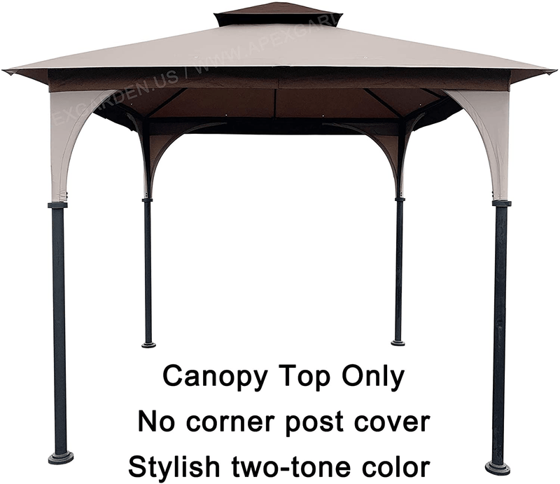 APEX GARDEN Replacement Canopy Top for 8' x 8' Gazebo