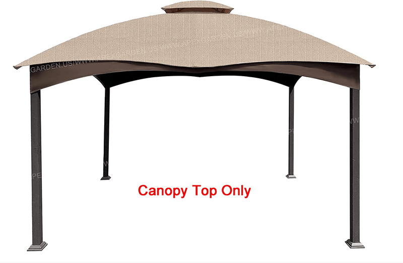 APEX GARDEN Ripstop Canopy Roof Top for The Lowe's Allen Roth 10-ft x 12-ft Gazebo