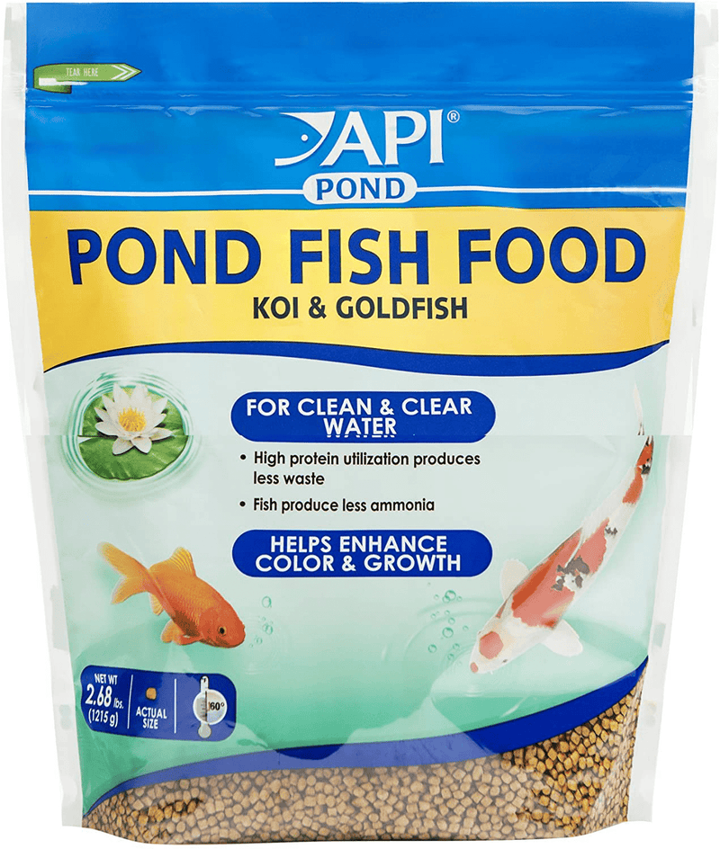 API POND FISH FOOD Pond Fish Food Animals & Pet Supplies > Pet Supplies > Fish Supplies > Fish Food API Pond Food 2.68 Pound (Pack of 1) 