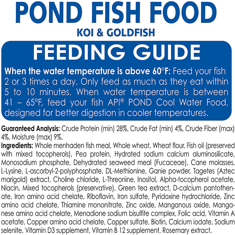 API POND FISH FOOD Pond Fish Food Animals & Pet Supplies > Pet Supplies > Fish Supplies > Fish Food API   
