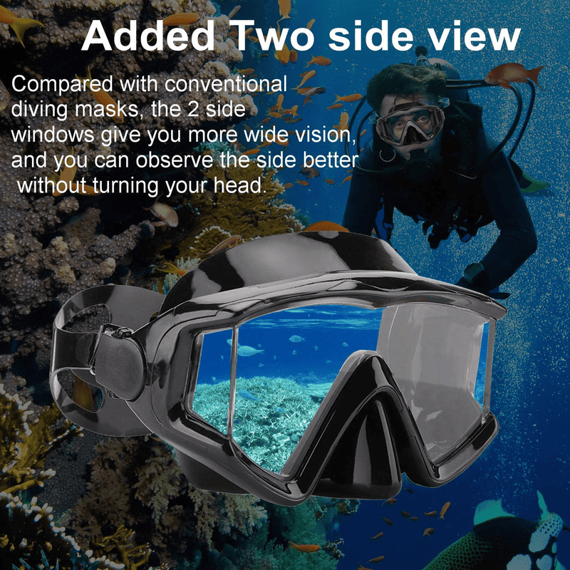 AQUA A DIVE SPORTS Diving mask Anti-Fog Swimming Snorkel mask Suitable for Adults Scuba Dive Swim Snorkeling Goggles Masks