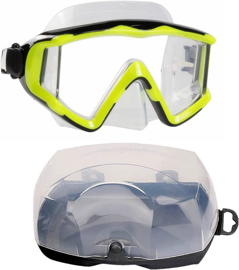 AQUA a DIVE SPORTS Diving Mask Anti-Fog Swimming Snorkel Mask Suitable for Adults Scuba Dive Swim Snorkeling Goggles Masks Sporting Goods > Outdoor Recreation > Boating & Water Sports > Swimming > Swim Goggles & Masks AQUA A DIVE SPORTS   