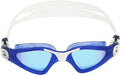 Aqua Sphere Kayenne Adult Swim Goggles - 180-Degree Distortion Free Vision, Ideal for Active Pool or Open Water Swimmers Sporting Goods > Outdoor Recreation > Boating & Water Sports > Swimming > Swim Goggles & Masks Aqua Sphere Dark Blue & White Blue Titanium Mirror 