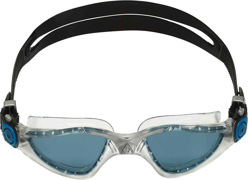 Aqua Sphere Kayenne Adult Swim Goggles - 180-Degree Distortion Free Vision, Ideal for Active Pool or Open Water Swimmers Sporting Goods > Outdoor Recreation > Boating & Water Sports > Swimming > Swim Goggles & Masks Aqua Sphere Transparent, Silver, & Petrol Smoke 