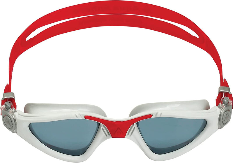 Aqua Sphere Kayenne Adult Swim Goggles - 180-Degree Distortion Free Vision, Ideal for Active Pool or Open Water Swimmers Sporting Goods > Outdoor Recreation > Boating & Water Sports > Swimming > Swim Goggles & Masks Aqua Sphere Gray & Red Smoke 