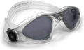 Aqua Sphere Kayenne Adult Swim Goggles - 180-Degree Distortion Free Vision, Ideal for Active Pool or Open Water Swimmers Sporting Goods > Outdoor Recreation > Boating & Water Sports > Swimming > Swim Goggles & Masks Aqua Sphere Smoke Lens / Clear & Silver Smoke 