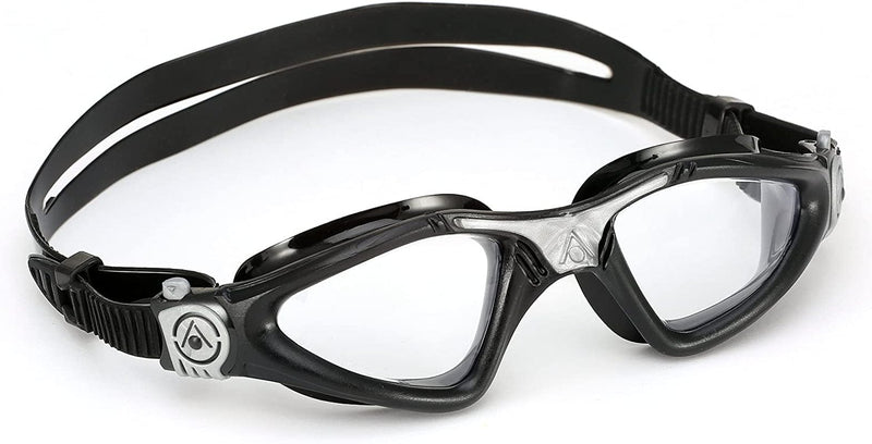 Aqua Sphere Kayenne Swim Goggles with Clear Lens, Black/Silver Frame Sporting Goods > Outdoor Recreation > Boating & Water Sports > Swimming > Swim Goggles & Masks Aqua Sphere   