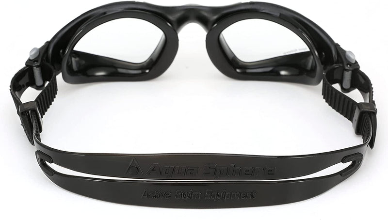 Aqua Sphere Kayenne Swim Goggles with Clear Lens, Black/Silver Frame Sporting Goods > Outdoor Recreation > Boating & Water Sports > Swimming > Swim Goggles & Masks Aqua Sphere   