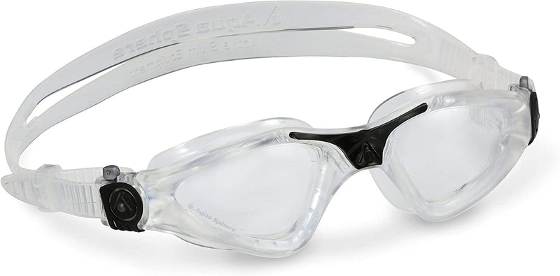 Aqua Sphere Kayenne Swim Goggles with Clear Lens (Clear/Black)