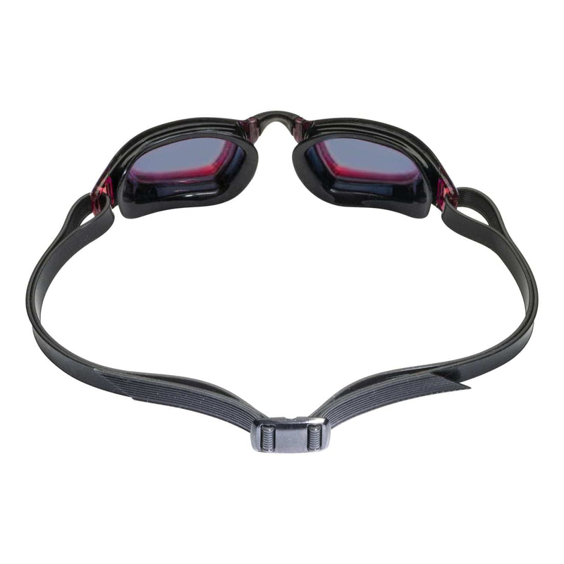 Aqua Sphere XCEED Adult Swim Goggles - Curved Lens Technology, Adjustable Nose Bridge -| Unisex Adult, Red Titanium-Mirrored Lens, Black/Black Frame, One Size (EP3030101LMR) Sporting Goods > Outdoor Recreation > Boating & Water Sports > Swimming > Swim Goggles & Masks Aqua Sphere   
