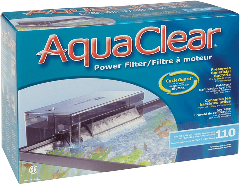 AquaClear Fish Tank Filter, Aquarium Filter for 60- to 110-Gallon Aquariums, 110v, A620A1