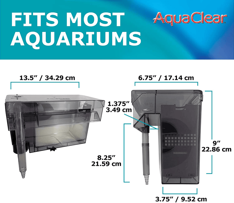 AquaClear Fish Tank Filter, Aquarium Filter for 60- to 110-Gallon Aquariums, 110v, A620A1 Animals & Pet Supplies > Pet Supplies > Fish Supplies > Aquarium Filters AquaClear   