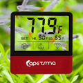 Aquarium Thermometer, Digital Touch Screen Fish Tank Thermometer With Large LCD Display, Stick-on Tank Temperature Sensor Ensures Accurate Reading for Aquarium Terrarium Amphibians and Reptiles…