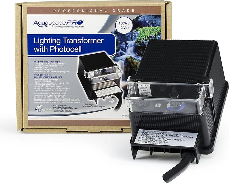 Aquascape Light Transformer with Photocell Sensor 1002 for Pond, Landscape, and Garden Features, 12 Volt Home & Garden > Pool & Spa > Pool & Spa Accessories Aquascape   