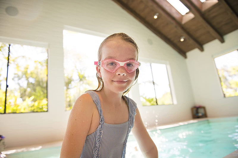 Aquasphere Kayenne Junior Kids Unisex Swimming Goggles, anti Scratch & Fog Lens, Leak Free, Comfortable Wide Clear Vision