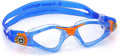 Aquasphere Kayenne Junior Kids Unisex Swimming Goggles, anti Scratch & Fog Lens, Leak Free, Comfortable Wide Clear Vision Sporting Goods > Outdoor Recreation > Boating & Water Sports > Swimming > Swim Goggles & Masks Aqua Sphere Clear Lens / Blue  