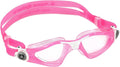 Aquasphere Kayenne Junior Kids Unisex Swimming Goggles, anti Scratch & Fog Lens, Leak Free, Comfortable Wide Clear Vision Sporting Goods > Outdoor Recreation > Boating & Water Sports > Swimming > Swim Goggles & Masks Aqua Sphere Clear Lens / Pink  