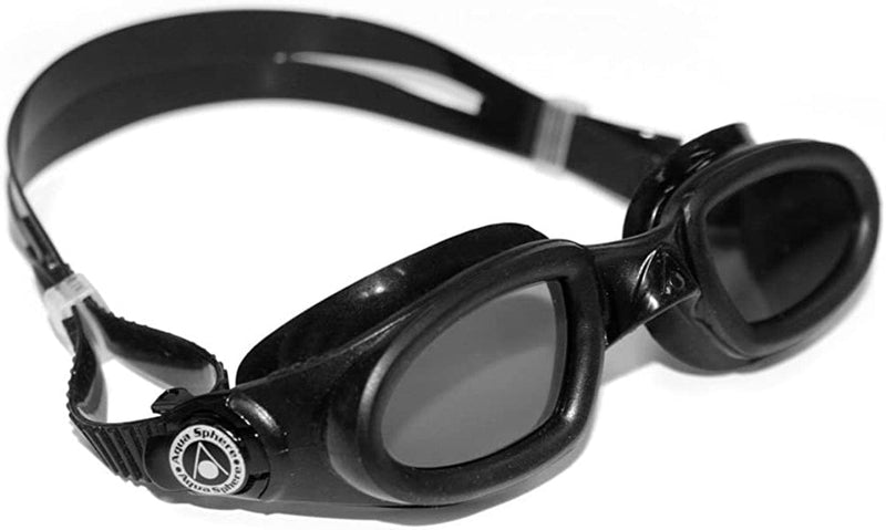 Aquasphere Mako Adult Unisex Swimming Goggles, 180-Degree Panoramic Vision, Leak Free, Premium Quality for Everyday Swimmers Sporting Goods > Outdoor Recreation > Boating & Water Sports > Swimming > Swim Goggles & Masks Aqua Sphere Smoke Lens / Black  