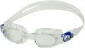 Aquasphere Mako Adult Unisex Swimming Goggles, 180-Degree Panoramic Vision, Leak Free, Premium Quality for Everyday Swimmers Sporting Goods > Outdoor Recreation > Boating & Water Sports > Swimming > Swim Goggles & Masks Aqua Sphere Clear Lens / Transparent/Blue  