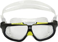 Aquasphere Seal II Adult Unisex Swimming Goggles Made in Italy - Widest Field of Distortion Free Leak Free Seal Fog Resistant Sporting Goods > Outdoor Recreation > Boating & Water Sports > Swimming > Swim Goggles & Masks Aqua Lung Clear Lens, Black/Gray Frame  