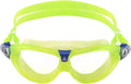 Aquasphere SEAL Kids (Ages 3+) Swim Goggles, Made in ITALY - Wide Vision, Comfort, E-Z Adjust, anti Scratch & Fog, Leak Free Sporting Goods > Outdoor Recreation > Boating & Water Sports > Swimming > Swim Goggles & Masks Aqua Sphere Clear Lens, Bright Green/Bright Green Frame  