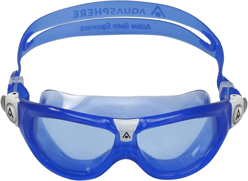 Aquasphere SEAL Kids (Ages 3+) Swim Goggles, Made in ITALY - Wide Vision, Comfort, E-Z Adjust, anti Scratch & Fog, Leak Free
