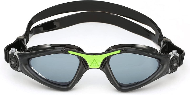 Aquasphere Unisex'S Kayenne Swimming Goggle, Black & Green/Dark Lens, One Size …