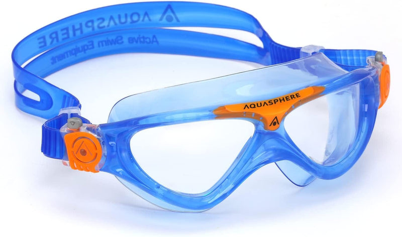 Aquasphere Vista Junior (Ages 6+) Swimming Goggles - 180 Degree Vision, Leak Free Hypoallergenic Seal, anti Fog & Scratch
