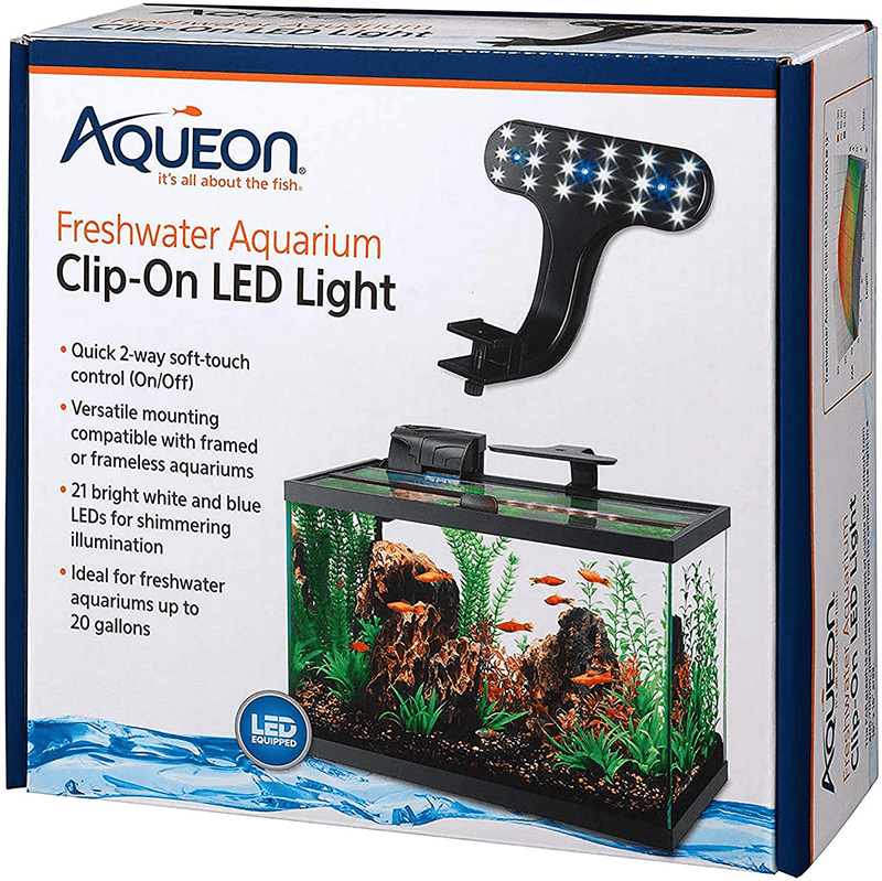 Aqueon Aquarium Clip-On LED Light Animals & Pet Supplies > Pet Supplies > Fish Supplies > Aquarium Lighting Aqueon Freshwater  
