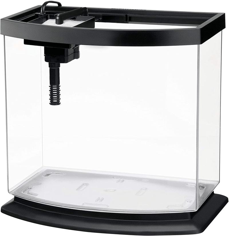 Aqueon LED MiniBow Aquarium Kit with SmartClean Technology, Black, 2.5 Gallon Animals & Pet Supplies > Pet Supplies > Fish Supplies > Aquariums Aqueon   