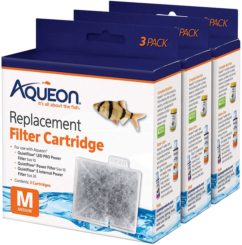 Aqueon Replacement Filter Cartridges Medium - 9 Pack Animals & Pet Supplies > Pet Supplies > Fish Supplies > Aquarium Filters Aqueon Medium (Pack of 9)  