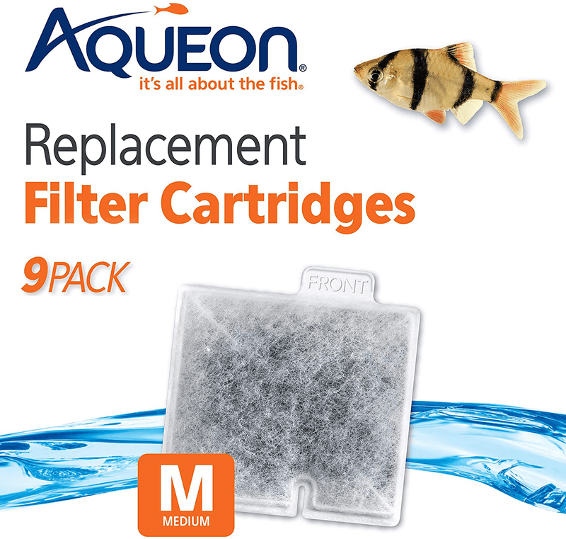 Aqueon Replacement Filter Cartridges Medium - 9 Pack Animals & Pet Supplies > Pet Supplies > Fish Supplies > Aquarium Filters Aqueon   