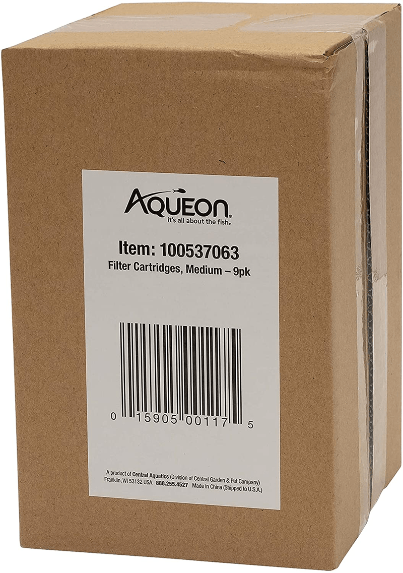 Aqueon Replacement Filter Cartridges Medium - 9 Pack Animals & Pet Supplies > Pet Supplies > Fish Supplies > Aquarium Filters Aqueon   