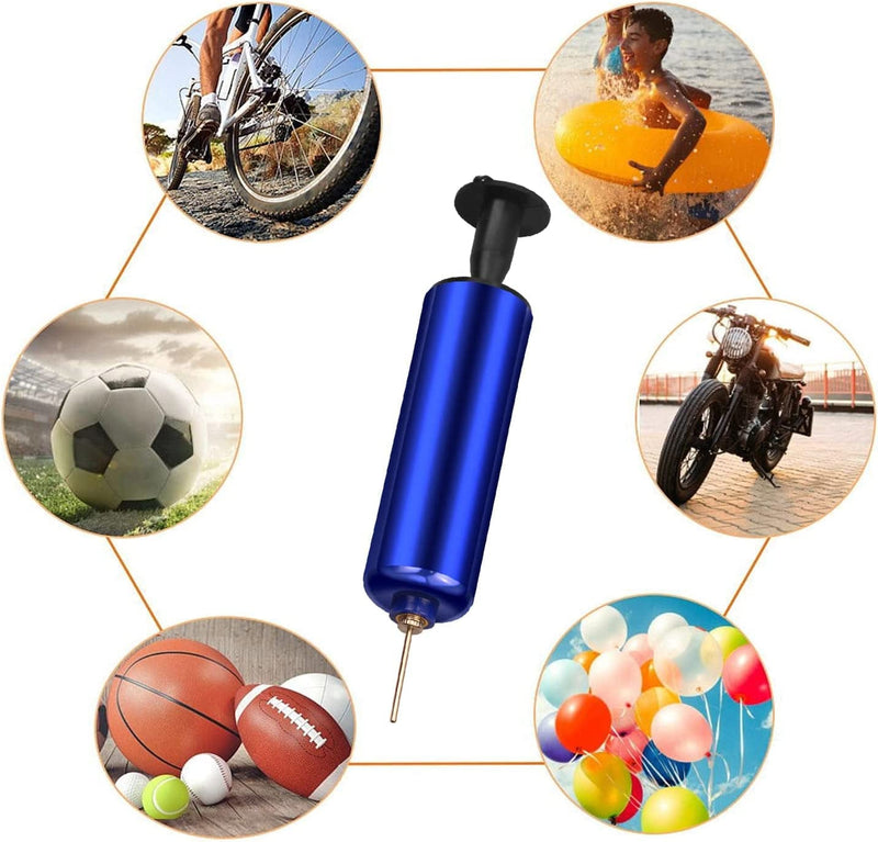 Arbootjin Ball Pump Portable Air Pump Basketball Pump Balloon Pump with 7 Needles,1 Nozzles and 1 Flexible Hose for Soccer Volleyball Water Polo Rugby Exercise Sports Ball Swim Inflatables Sporting Goods > Outdoor Recreation > Winter Sports & Activities Arbootjin   