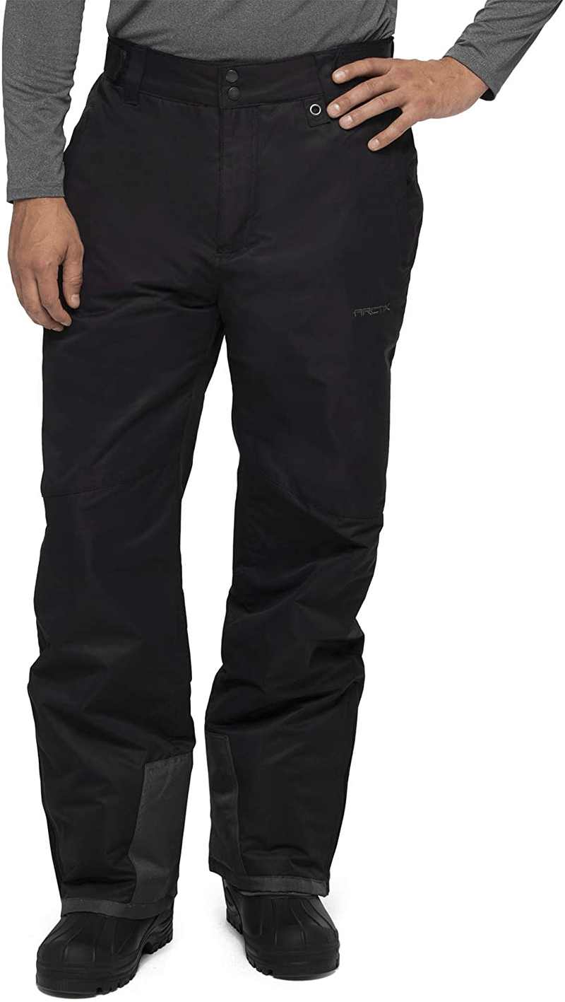 Arctix Mens Essential Snow Pants Apparel & Accessories > Clothing > Outerwear > Snow Pants & Suits Arctix Black/Charcoal Large/34" Inseam 