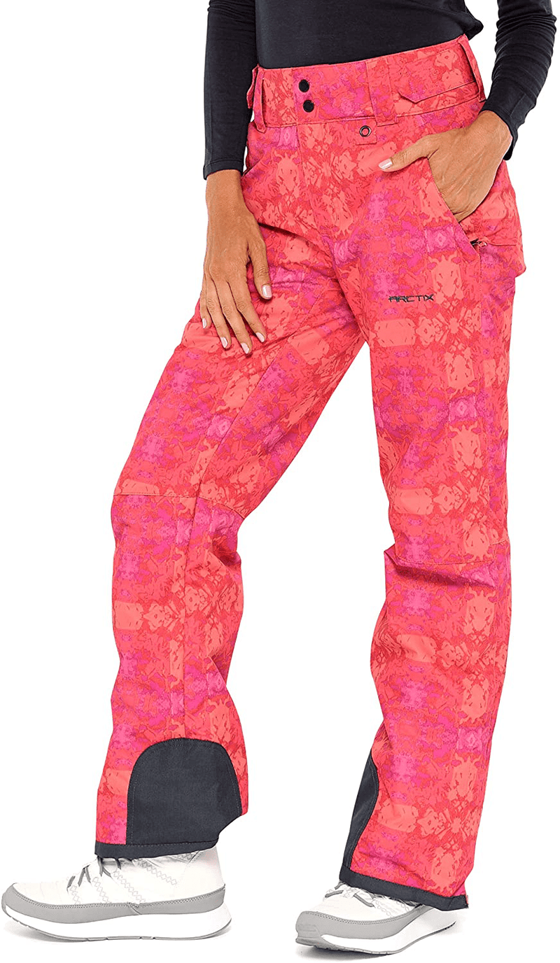 Arctix Women's Insulated Snow Pants Apparel & Accessories > Clothing > Outerwear > Snow Pants & Suits Arctix Summit Print Red Medium 