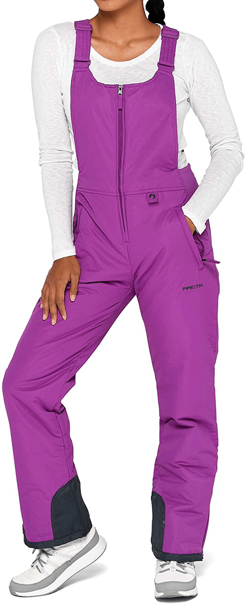 Arctix Womens Essential Insulated Bib Overalls Apparel & Accessories > Clothing > Outerwear > Snow Pants & Suits Arctix Amethyst 1X 
