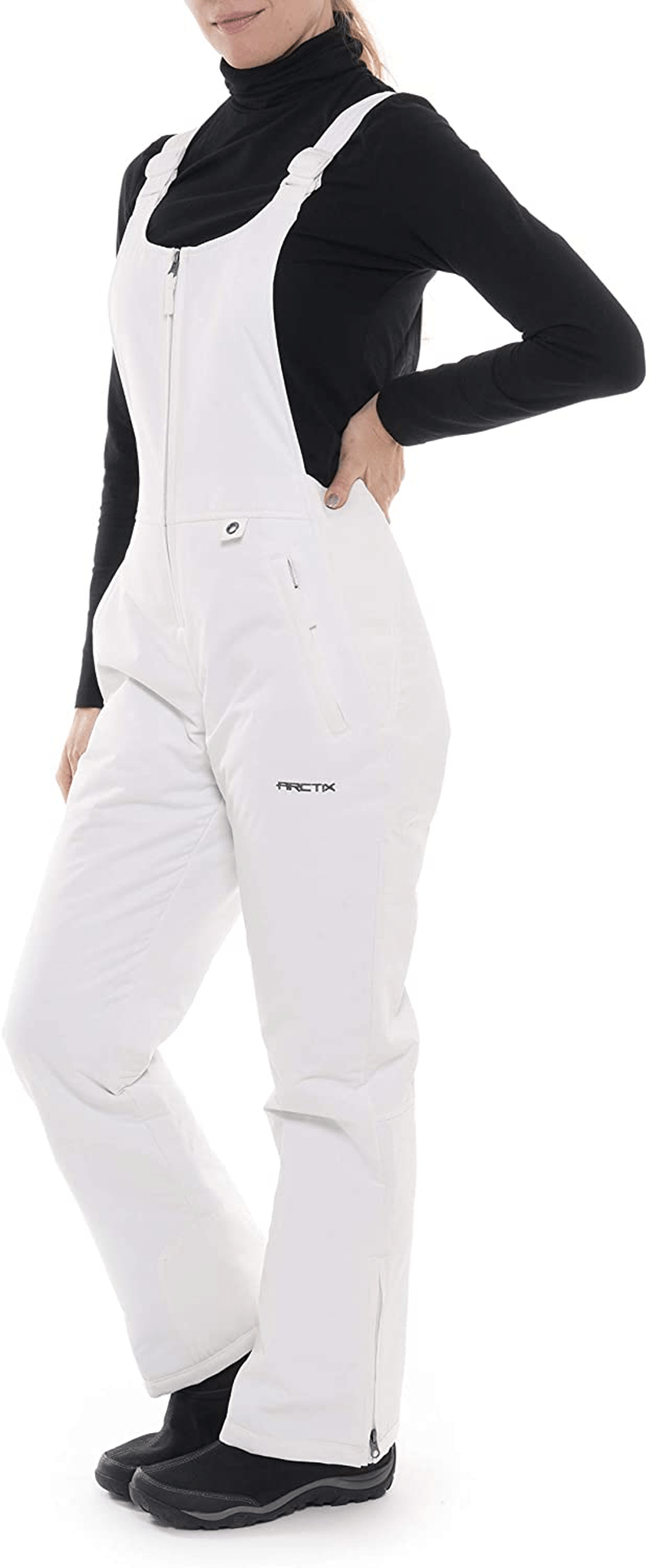 Arctix Womens Essential Insulated Bib Overalls Apparel & Accessories > Clothing > Outerwear > Snow Pants & Suits Arctix White 4X 
